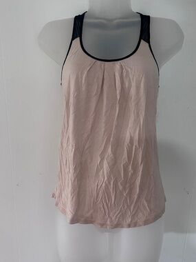 Y2K Express scoop neck tank top in Light Pink/Peach
